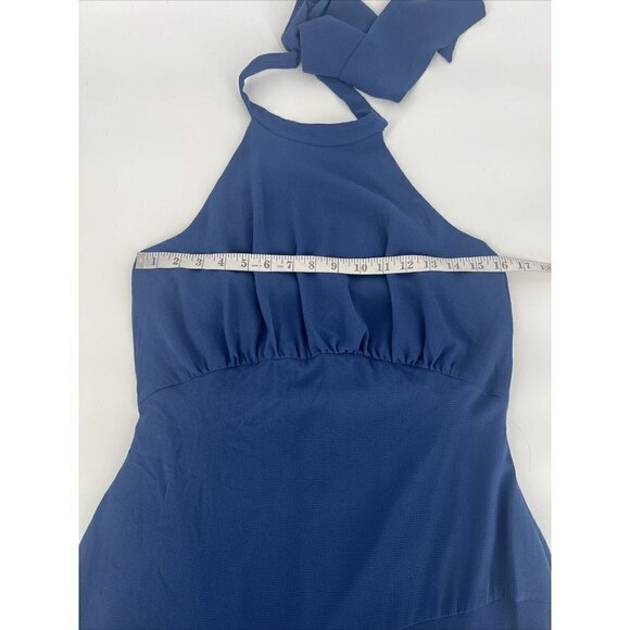 Donna Morgan Blue Midi Dress - Picture 4 of 7